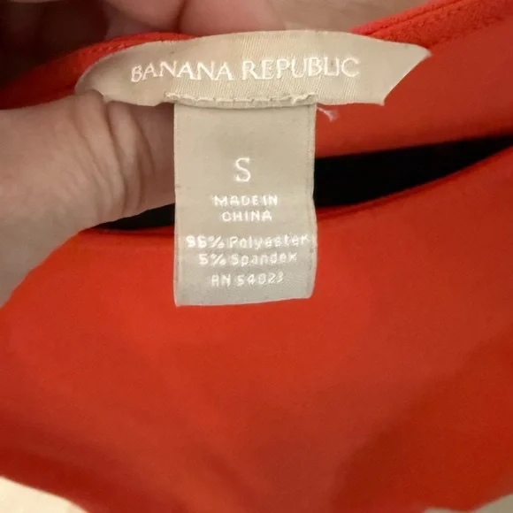 Banana Republic Orange Sleeveless Dress - Picture 4 of 4